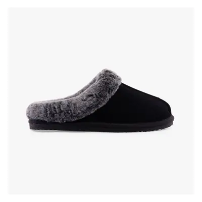 (UK 8) Hush Puppies AMARA Womens Slippers Black