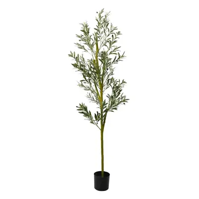 (200 cm) vidaXL Artificial Olive Tree Leaves cm Green artificial plant