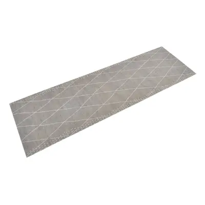 (light grey, x cm) vidaXL Kitchen Rug Anti Fatigue Mat Runner Rug Washable Floor Carpet Velvet