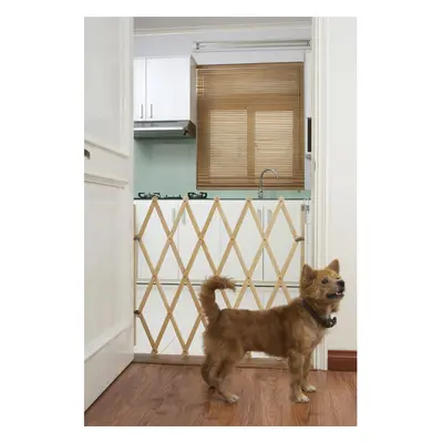 (Natural Wood, 60cm - 108cm) Bettacare Expandable Pet Barrier