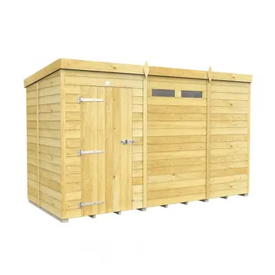 Pent Security Shed 5ft x 11ft Single Door Fast & Free Nationwide Delivery