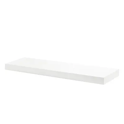 Floating Shelf Kit | Satin White | 90x25x5cm