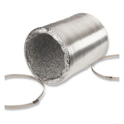 (350mm x 10m (14")) Air Ducting Aluminium Foil Flexible Ventilation Fan Duct Extractor