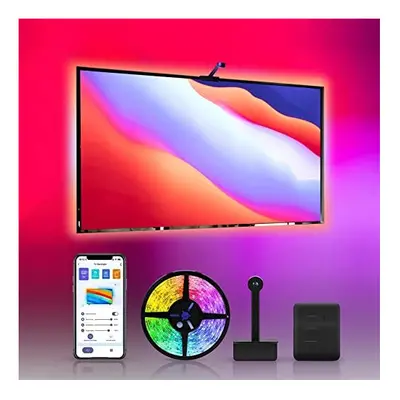 ENERJ Immersion TV LED Backlights with Camera, RGBIC WiFi TV Backlights for to inch TV Gaming PC