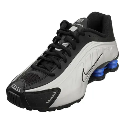 (4) Nike Shox R4 Womens Fashion Trainers in Black Silver