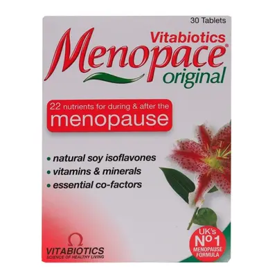 Vitabiotics Menapose Original Tablets For Bone Strength, Vitamin D Plus Magnesium and Trace Mine