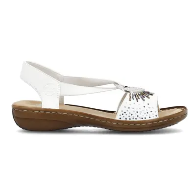 (UK / EU 38) Rieker Womens Sandals White