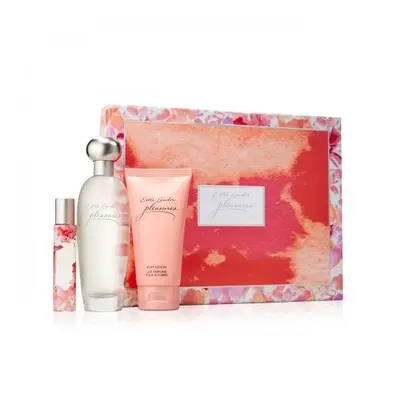 Pleasures Pcs Set For Women: 3.4 Eau De Parfum + 2.5 Body Lotion + 0.34 Eau De Parfum