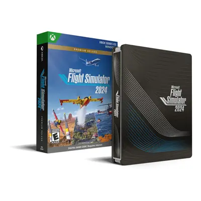 Microsoft Flight Simulator Premium Deluxe SteelBook Edition Play on Xbox Series X|S and Windows 