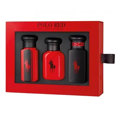 Polo Red Pcs Set: Red 1.36 Eau De Toilette Spray + Red Intense Oz Eau De Parfum Spray + Red Extr