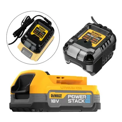 DeWalt DCBP034-XJ 18v XR Compact POWERSTACK Battery Pack + DCB1102 Charger