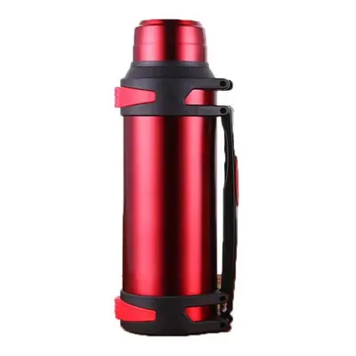 (red, 1600ml) 1200-3000ml Large Thermos Bottle Vacuum Flasks Stainless Steel Insulated Water The