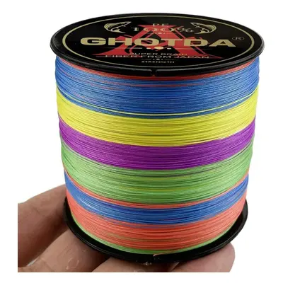 (multicolor, 77lb) Ghotda Strand Pe Braided Fishing Line Multifilament Fishing Lines Carp Fishin