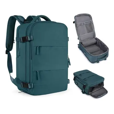 (dark green) Large Travel Backpack For Men Women,airline Flight Approved Waterproof Laptop Backp