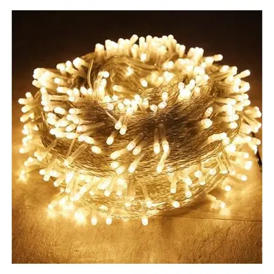 (warm white, 50m 400leds 220V EU) Christmas Lights 50m Decorative Led String Fairy Light Modes G