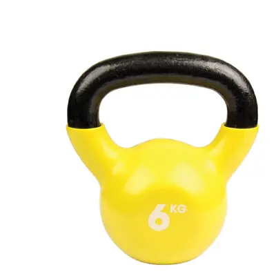 (6kg, Yellow) Fitness Mad Kettle Bell