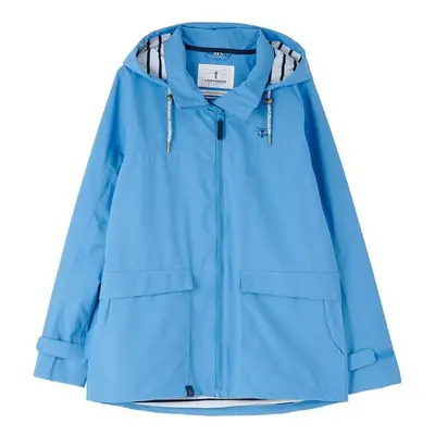 (8, New Marine Blue) LightHouse Women's Beachcomber Waterproof Jacket - Ladies Windproof Spring 