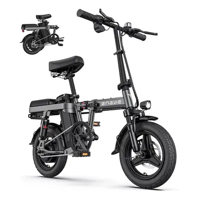 ENGWE T14 Folding Electric Bikes 14" 48V10Ah E-Bike Grey