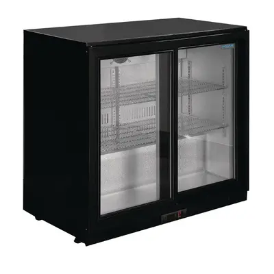 Polar G-Series Back Bar Cooler with Sliding Doors 198Ltr