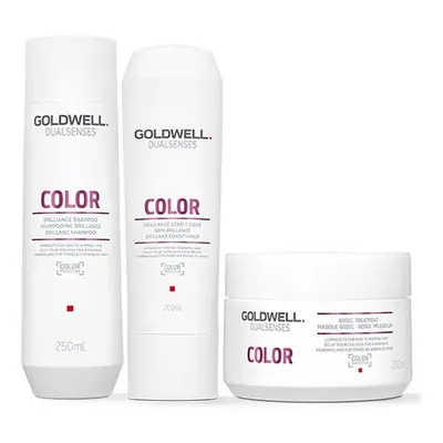 Goldwell Dualsenses Color Shampoo 250ml, Conditioner 200ml and 60sec Treatment 200ml