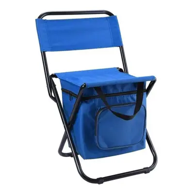 (blue) Portable Folding Fishing Chair Outdoor Camping Chairs Beach Picnic Chair For Camping Fish