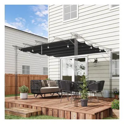 Outsunny Pergola Shade Cover Replacement Canopy for x 3(m) Pergola, Grey