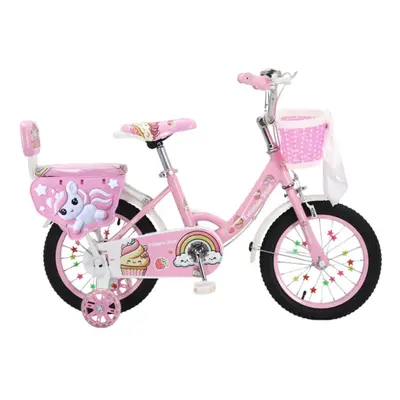 (14 inch) Kids Bike Children Girls Pink Bicycle Cycling