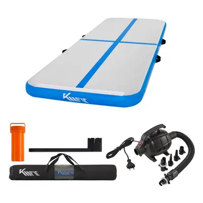 KM Fit Airtrack Mat 10cm high | M Tumbling Mat Inflatable Fitness Mat | Gym Mat incl. Carrying B