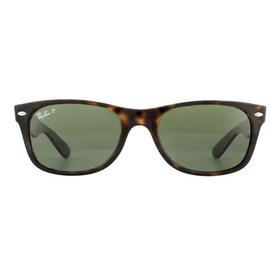 Ray-Ban Sunglasses New Wayfarer 902/58 Tortoise Green Polarized Medium