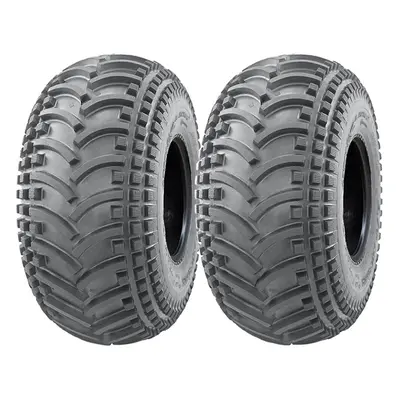 22x11.00-8 ATV Quad Tyres Wanda P308 Knobby Open Centre Road Legal (Set of 2)