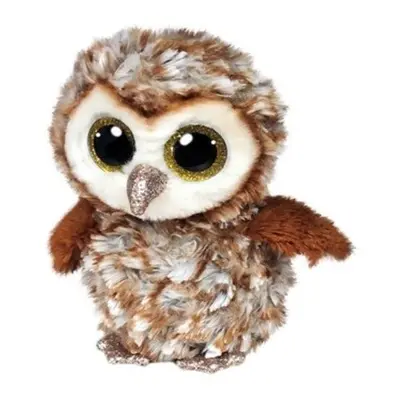 Save TY PERCY BARN OWL BEANIE BOOS 15cm