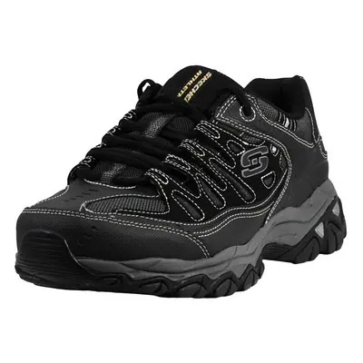 Skechers mens Afterburn fashion sneakers Black X-Wide US