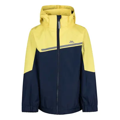 (3-4 Years, Navy Yellow) Trespass Kids Waterproof Jacket Hooded Submerged