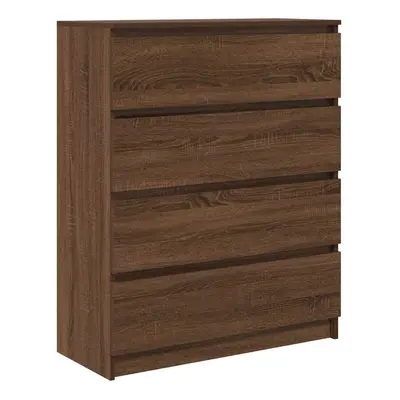 vidaXL Sideboard Brown Oak 80x35x99 cm Engineered Wood storage cabinet