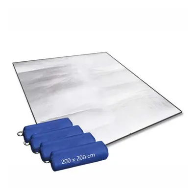 (200x200cm) Aluminum Foil Mat Sleeping Mat for Camping 200x200 cm Insulating Mat Thermal Blanket