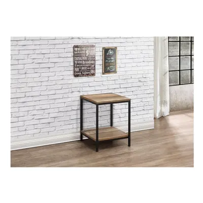 Birlea Urban Living Room Furniture Range - Industrial Design with Metal Frames#Lamp Table