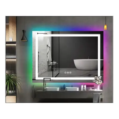 (Alta, 500x700mm) BELOFAY Bathroom LED Mirror, Illuminated Bathroom Toughened Mirror