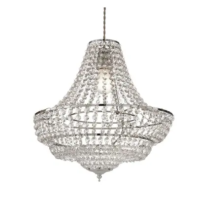 Marilyn Clear Acrylic Jewel Light Shade Pendant