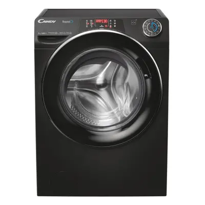 Candy RapidÃ RO1696DWMCB7-80 9kg Washing Machine with rpm - Black - A Rated