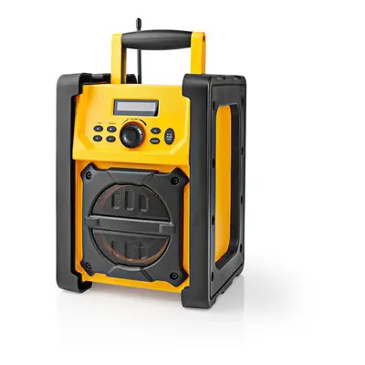 HEAVY DUTY Water Resistant Portable FM Bluetooth Radio Job Site Construction