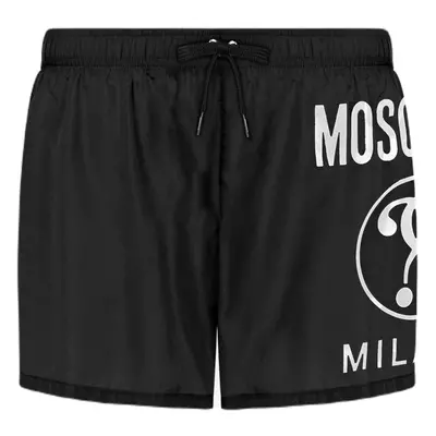 (1001 White, S) Moschino MOSC logo Swim Short