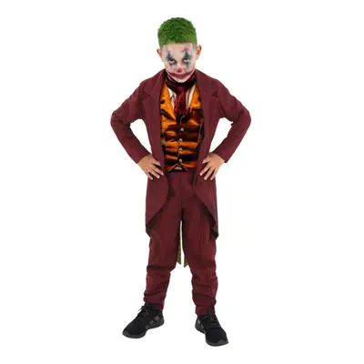 (10-12 Years, Red) Smiffys Boys Gothic Venetian Harlequin Costume Set