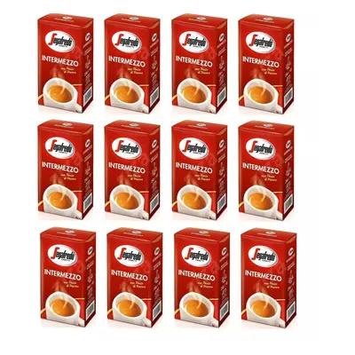 Segafredo Intermezzo Ground Coffee Beans Kg (12 x 250g)