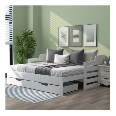 3FT Single Sofa Bed, Daybed, Cabin Bed with Drawer