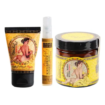 Barefoot Venus Mustard Bath Essential Oil Bundle Instant Hand Repair oz Mini Instant Hand Repair