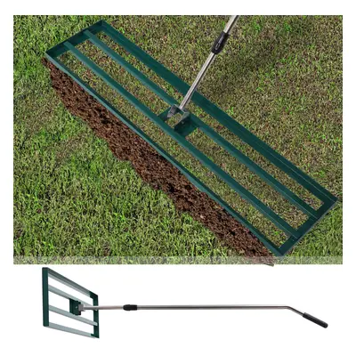 (102 x 25cm, Green) YODOLLA Lawn Leveling Rake Level Lawn Tool