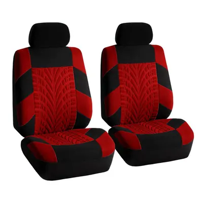 FH Group Car Seat Covers Front Seats Only Red Travel Master Seat Cover