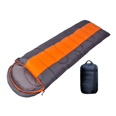 (orange, None) Windproof Outdoor Camping Sleeping Bag Ultralight Warm Sleeping Pouch Blanket For