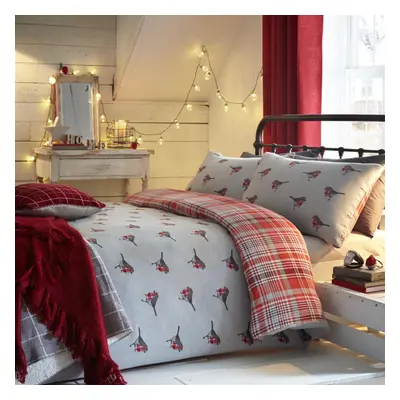 Robin Duvet Cover Red Double