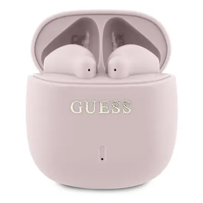 Guess Printed Classic Logo TWS Wireless Earphones Pink- GUTWSJ14ESGP